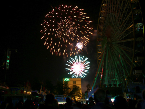 Abschlussfeuerwerk Hofer Volksfest 2018 – Foto 40