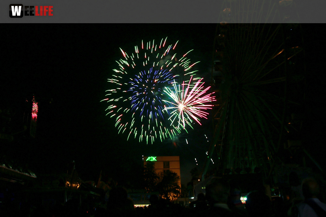 Abschlussfeuerwerk Hofer Volksfest 2018