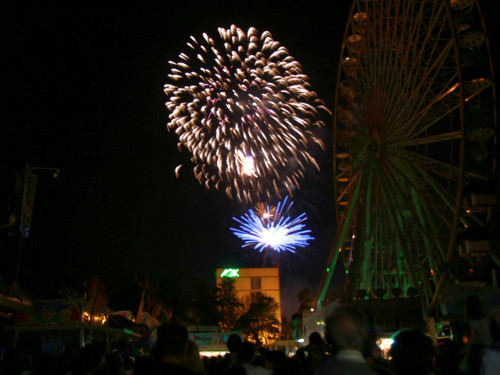 Abschlussfeuerwerk Hofer Volksfest 2018 – Foto 42
