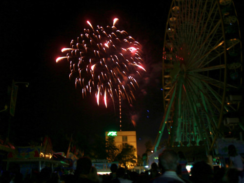 Abschlussfeuerwerk Hofer Volksfest 2018 – Foto 43