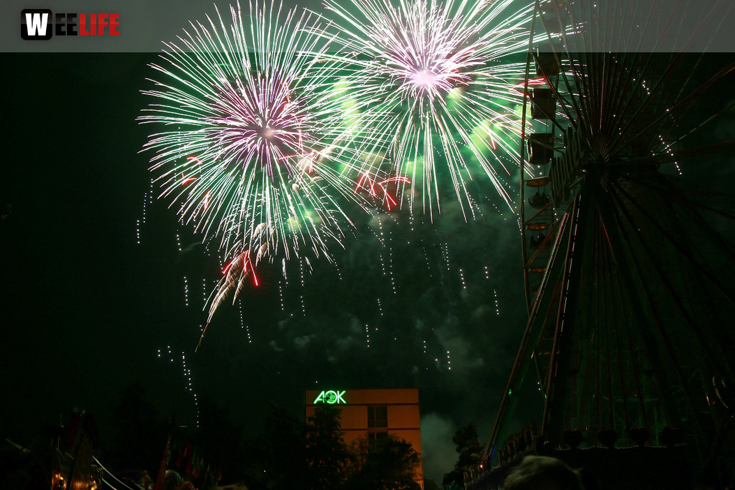 Abschlussfeuerwerk Hofer Volksfest 2018