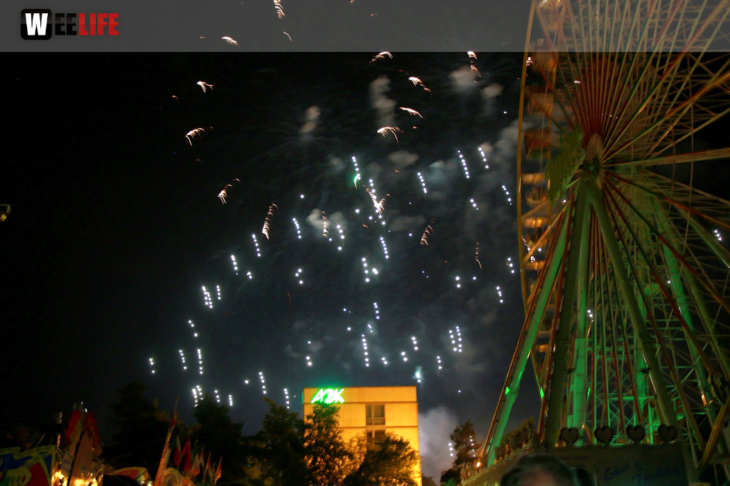 Abschlussfeuerwerk Hofer Volksfest 2018
