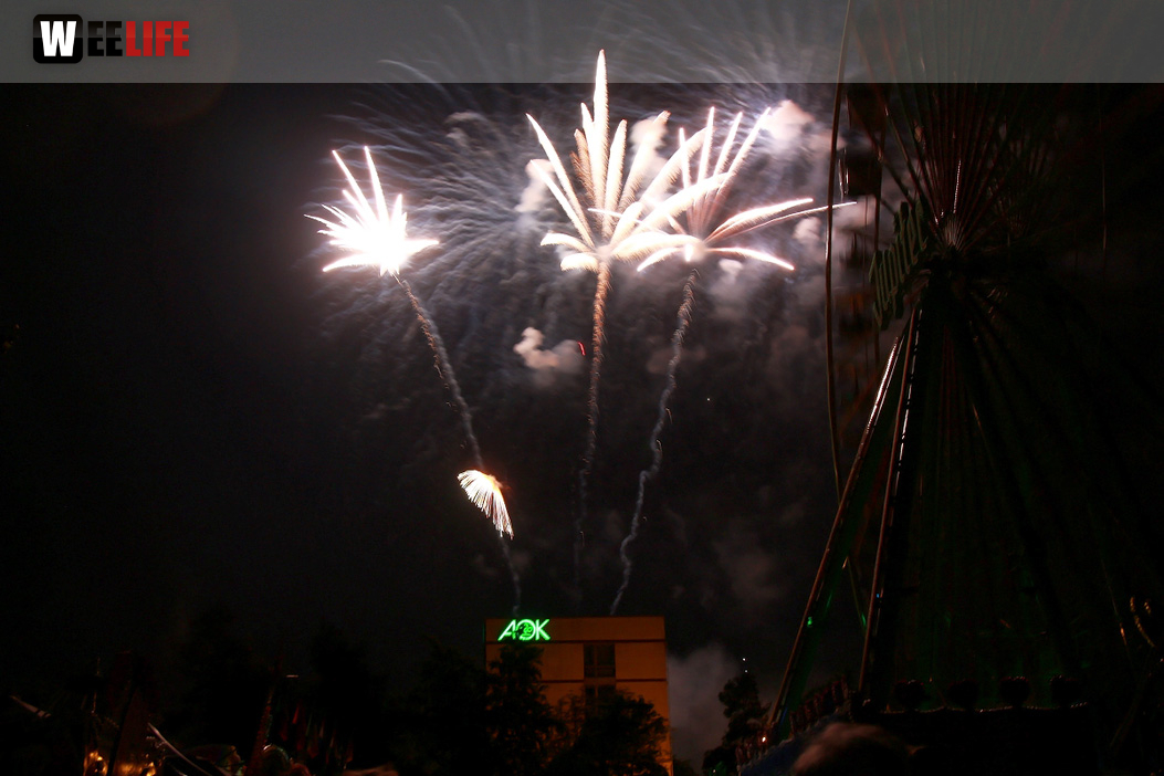 Abschlussfeuerwerk Hofer Volksfest 2018