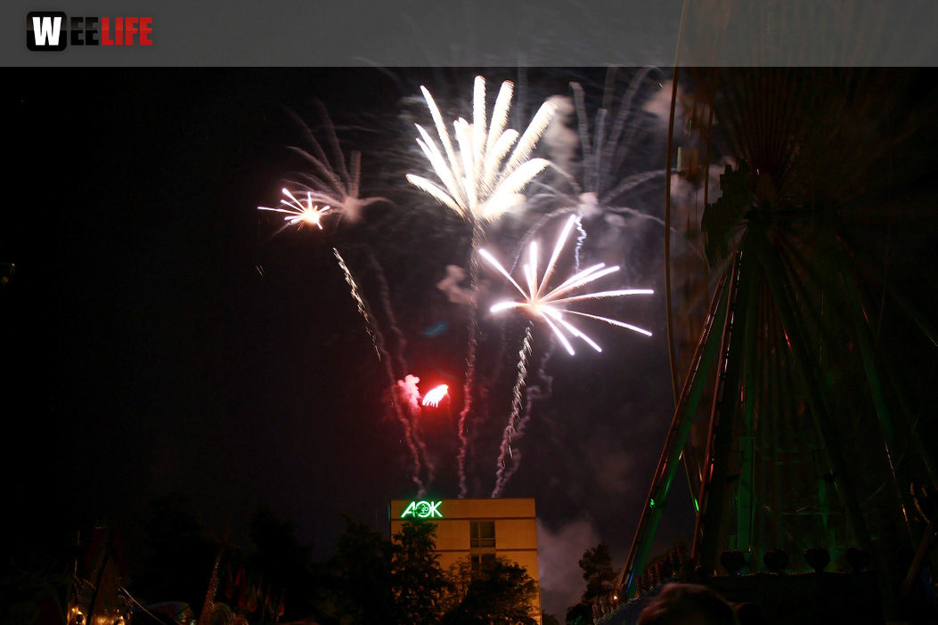 Abschlussfeuerwerk Hofer Volksfest 2018