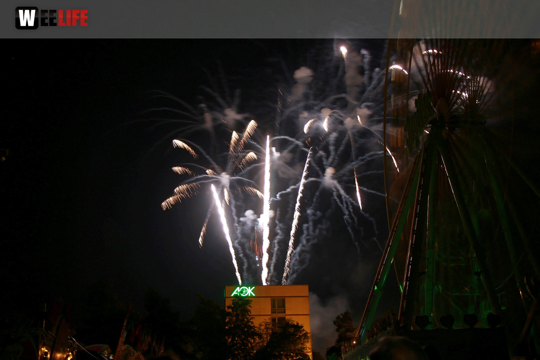 Abschlussfeuerwerk Hofer Volksfest 2018