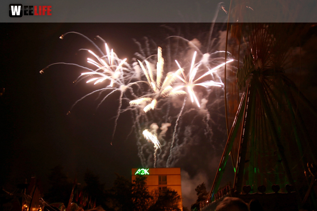Abschlussfeuerwerk Hofer Volksfest 2018
