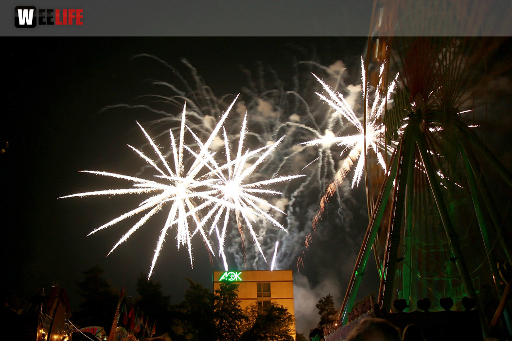 Abschlussfeuerwerk Hofer Volksfest 2018