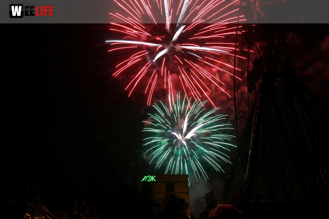 Abschlussfeuerwerk Hofer Volksfest 2018