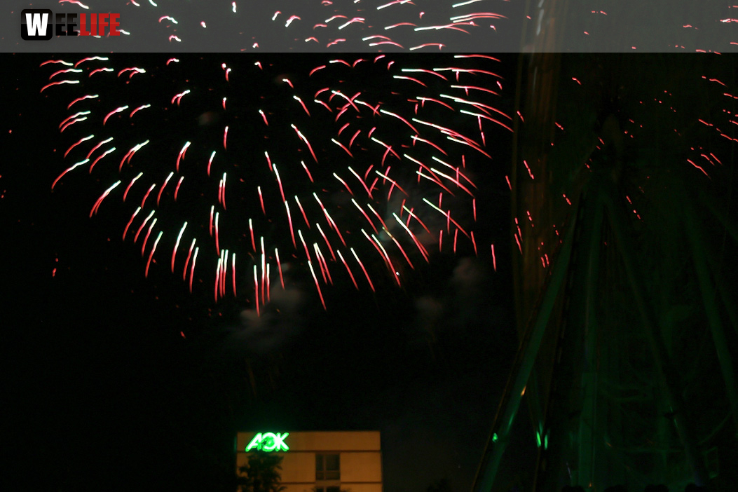 Abschlussfeuerwerk Hofer Volksfest 2018