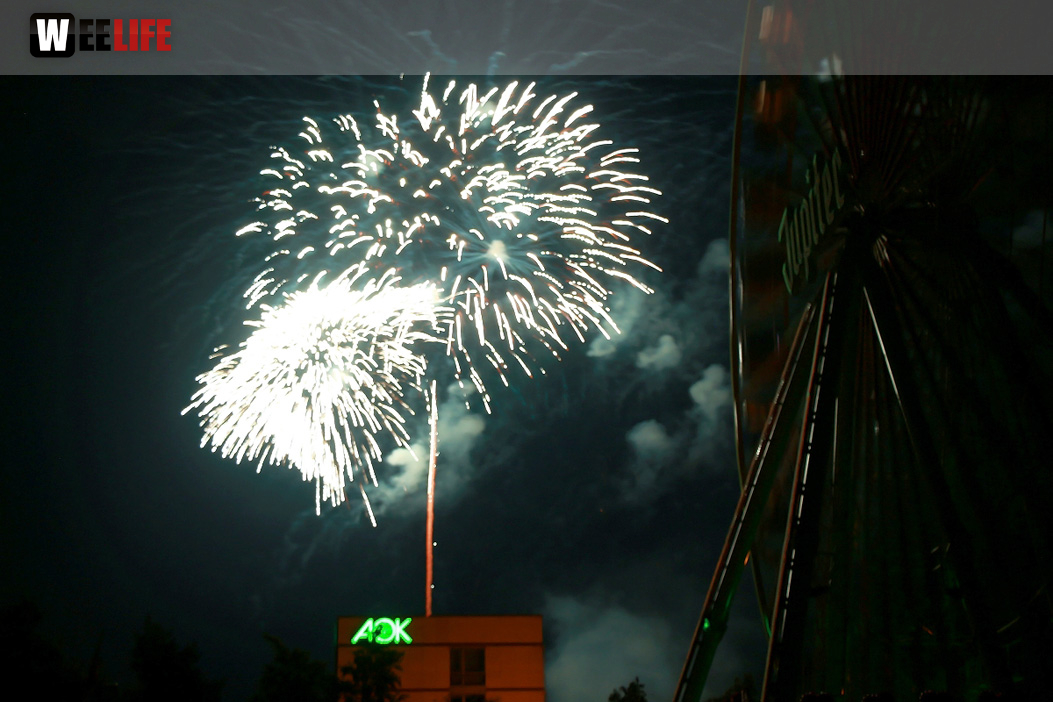 Abschlussfeuerwerk Hofer Volksfest 2018