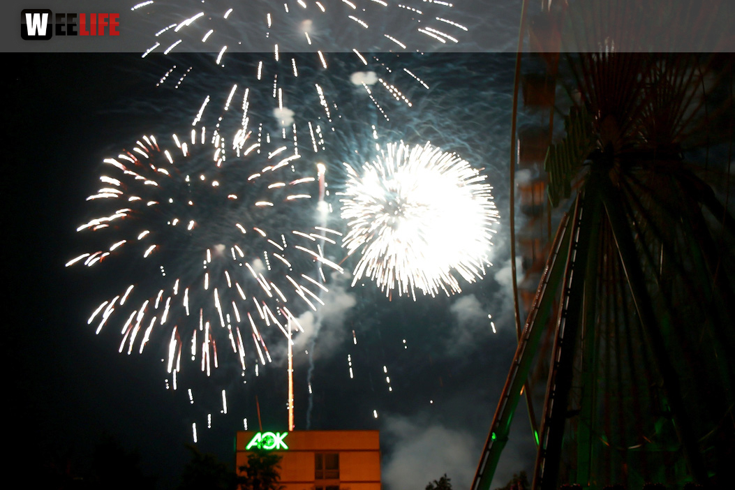 Abschlussfeuerwerk Hofer Volksfest 2018