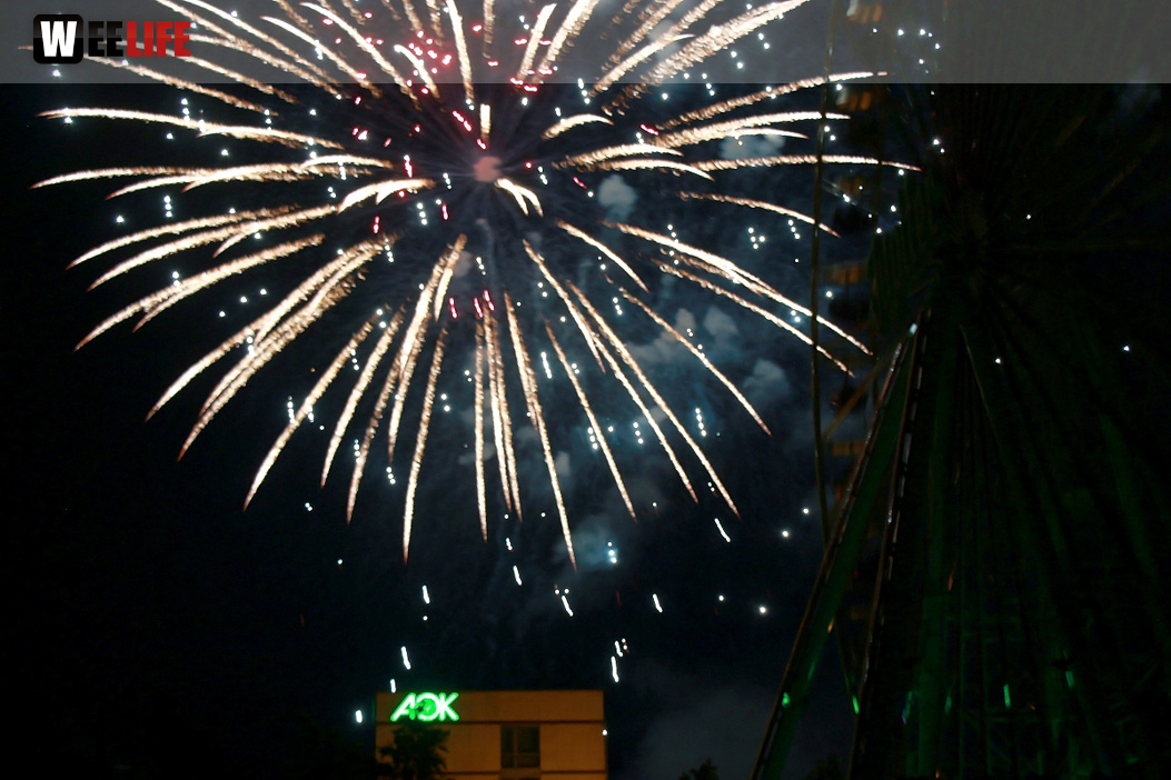 Abschlussfeuerwerk Hofer Volksfest 2018