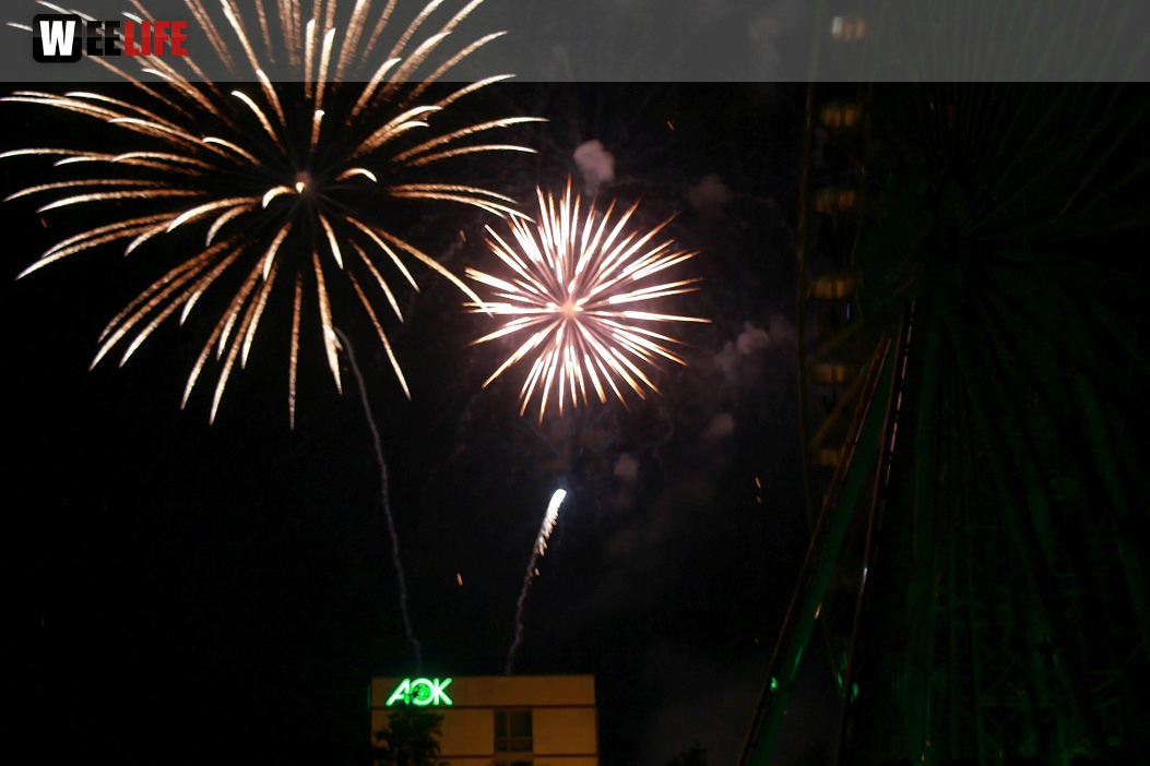 Abschlussfeuerwerk Hofer Volksfest 2018
