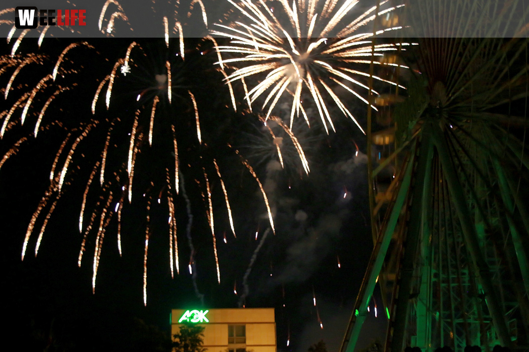 Abschlussfeuerwerk Hofer Volksfest 2018