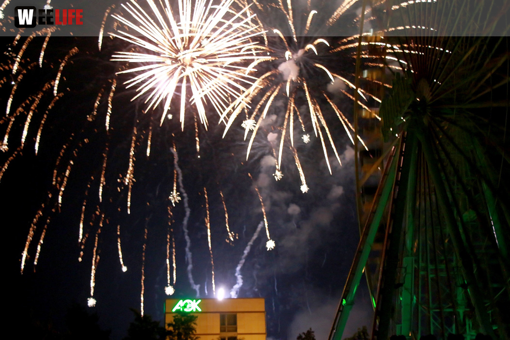 Abschlussfeuerwerk Hofer Volksfest 2018