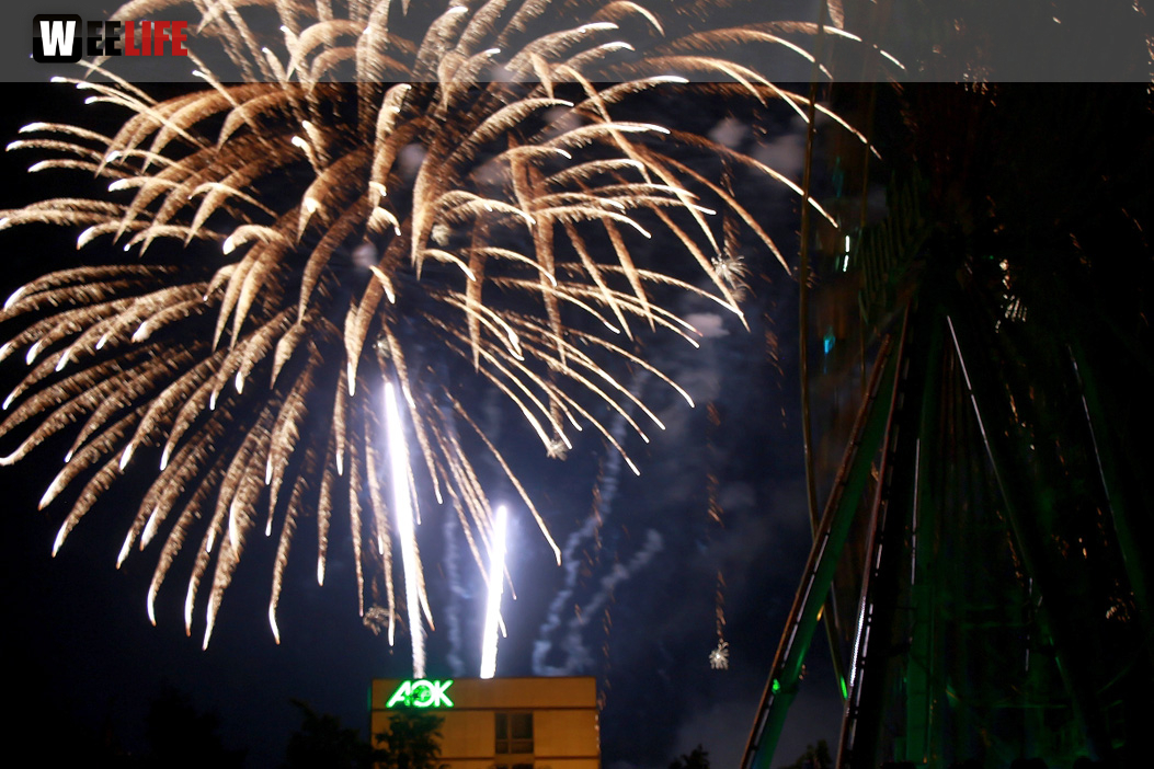 Abschlussfeuerwerk Hofer Volksfest 2018