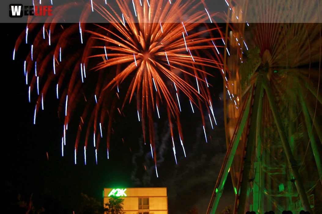Abschlussfeuerwerk Hofer Volksfest 2018