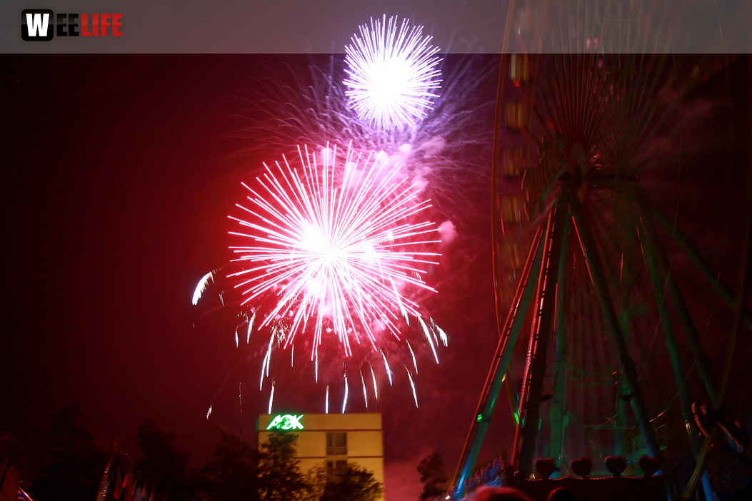 Abschlussfeuerwerk Hofer Volksfest 2018
