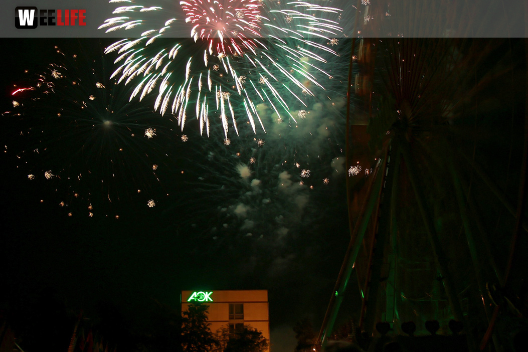 Abschlussfeuerwerk Hofer Volksfest 2018