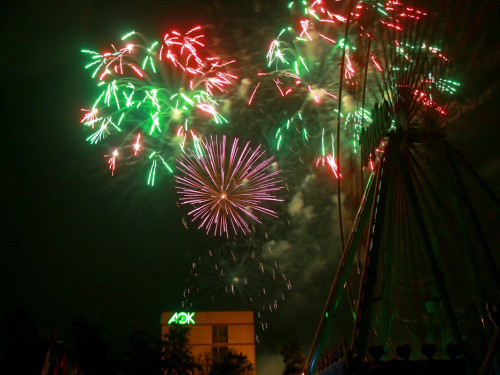 Abschlussfeuerwerk Hofer Volksfest 2018 – Foto 81