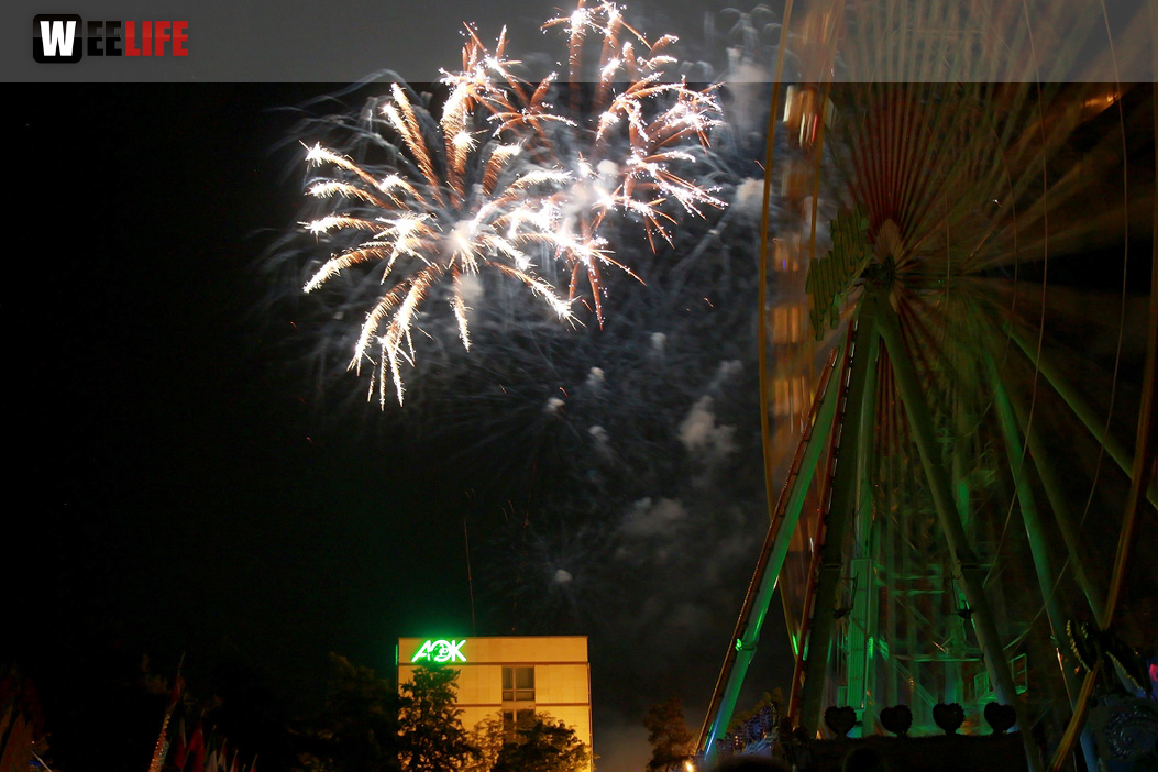 Abschlussfeuerwerk Hofer Volksfest 2018