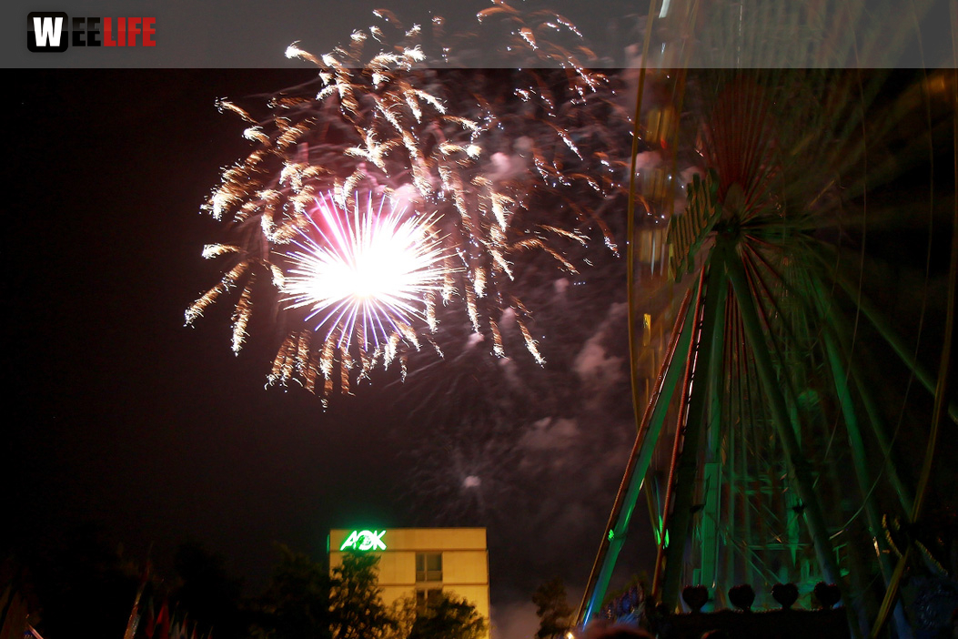 Abschlussfeuerwerk Hofer Volksfest 2018