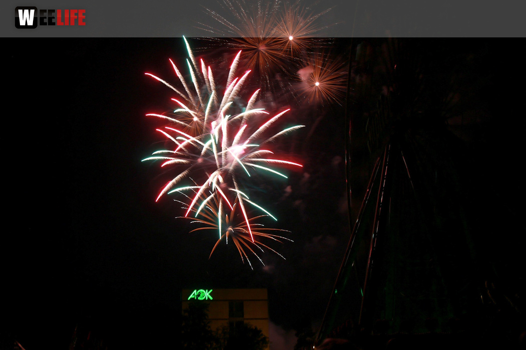 Abschlussfeuerwerk Hofer Volksfest 2018