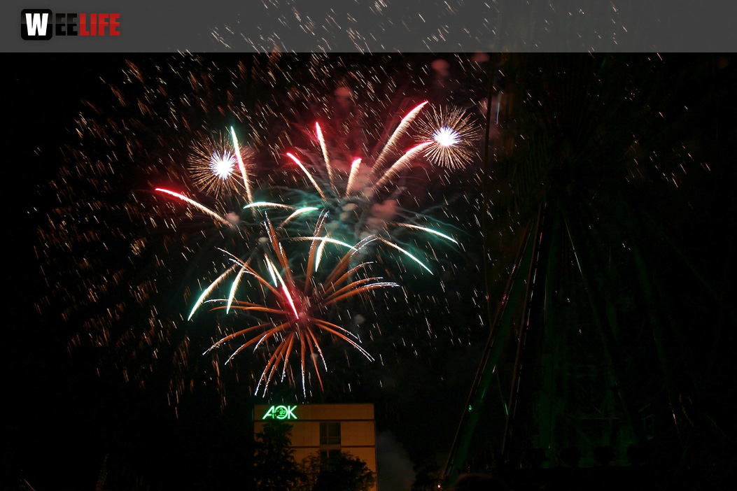Abschlussfeuerwerk Hofer Volksfest 2018