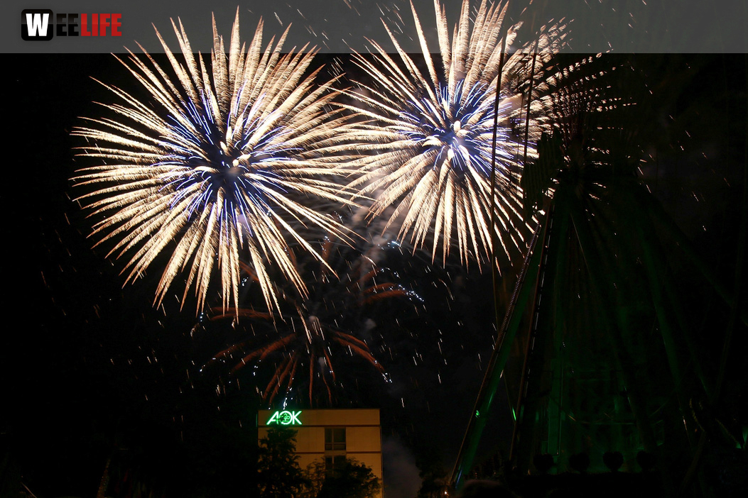 Abschlussfeuerwerk Hofer Volksfest 2018