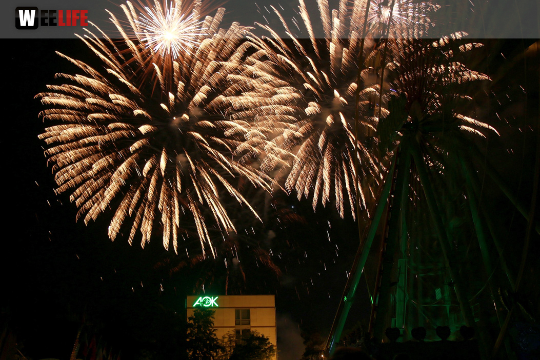 Abschlussfeuerwerk Hofer Volksfest 2018