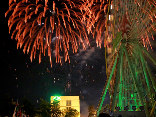 Abschlussfeuerwerk Hofer Volksfest 2018 – Foto 93