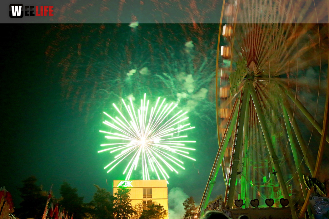Abschlussfeuerwerk Hofer Volksfest 2018