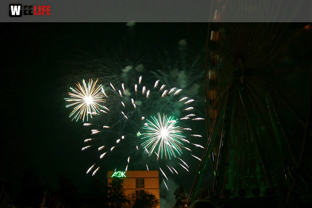 Abschlussfeuerwerk Hofer Volksfest 2018