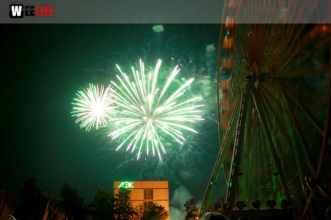Abschlussfeuerwerk Hofer Volksfest 2018
