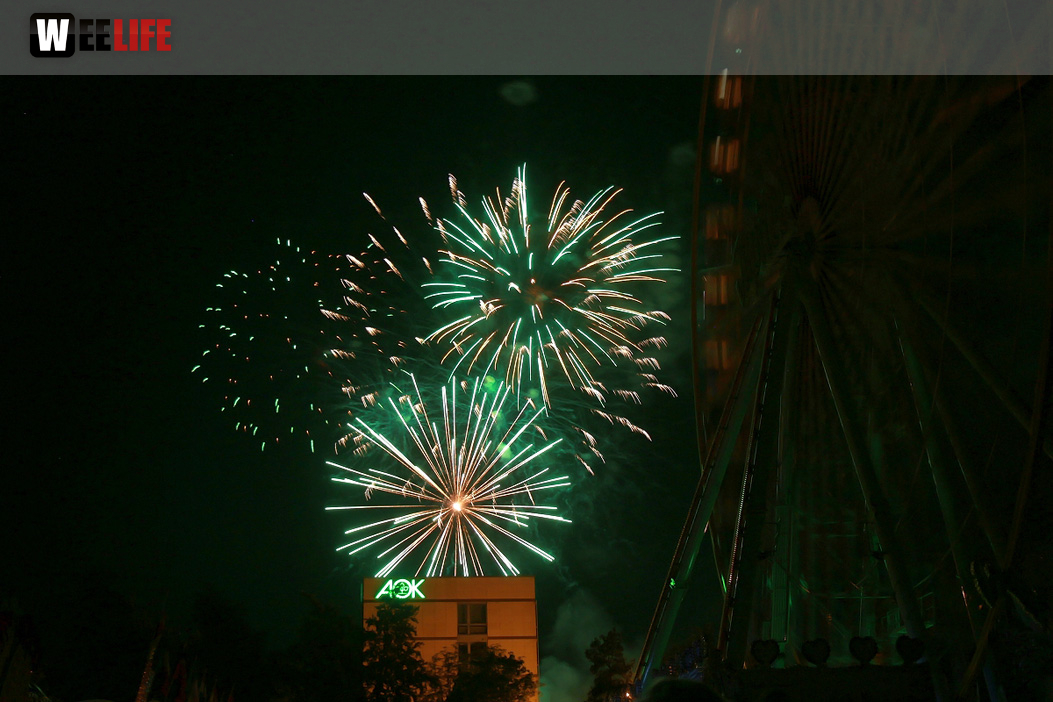 Abschlussfeuerwerk Hofer Volksfest 2018