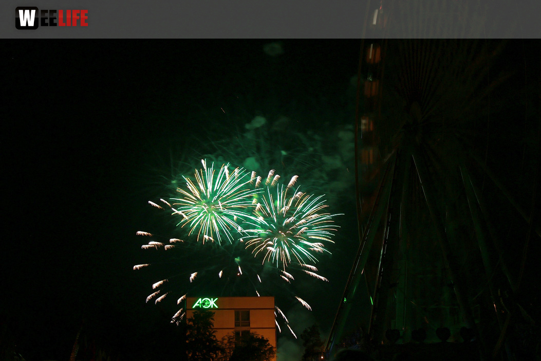 Abschlussfeuerwerk Hofer Volksfest 2018
