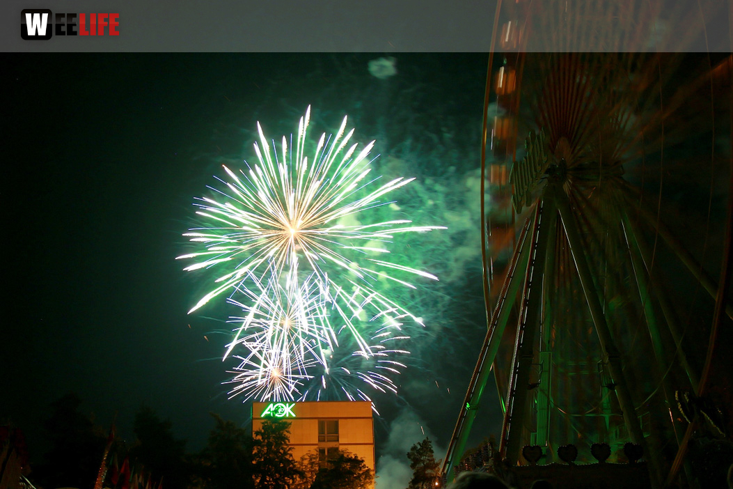 Abschlussfeuerwerk Hofer Volksfest 2018