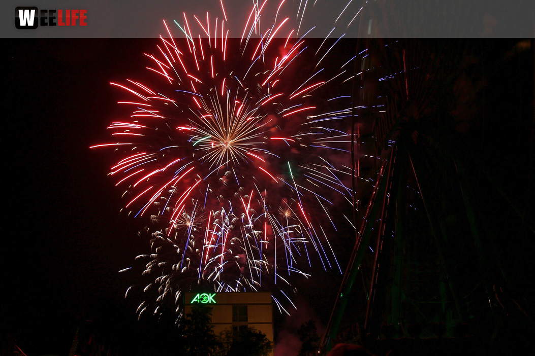 Abschlussfeuerwerk Hofer Volksfest 2018