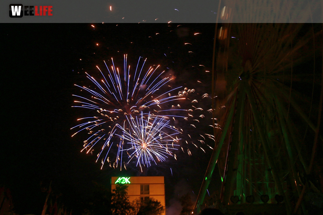 Abschlussfeuerwerk Hofer Volksfest 2018