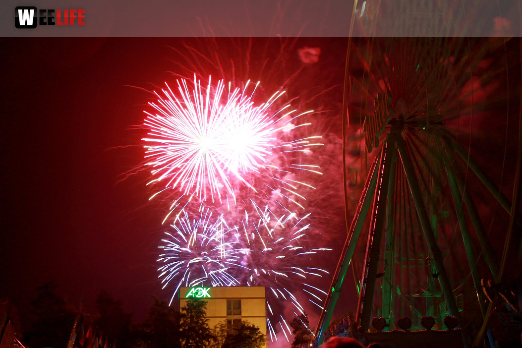Abschlussfeuerwerk Hofer Volksfest 2018