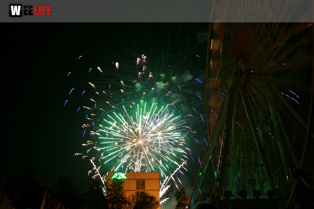 Abschlussfeuerwerk Hofer Volksfest 2018