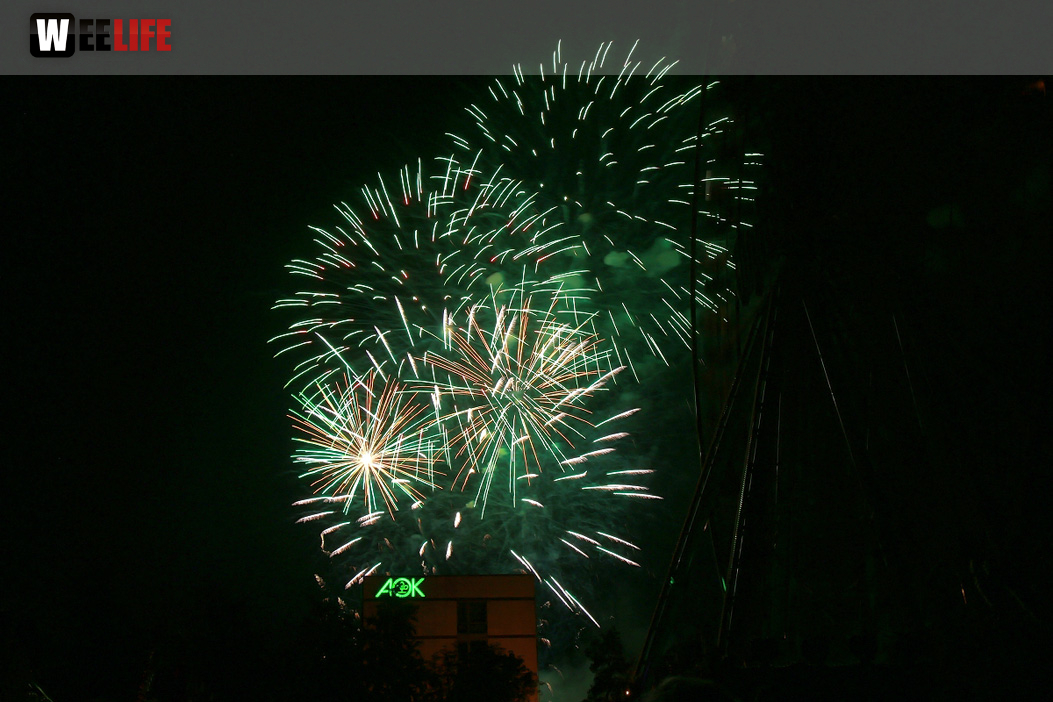 Abschlussfeuerwerk Hofer Volksfest 2018