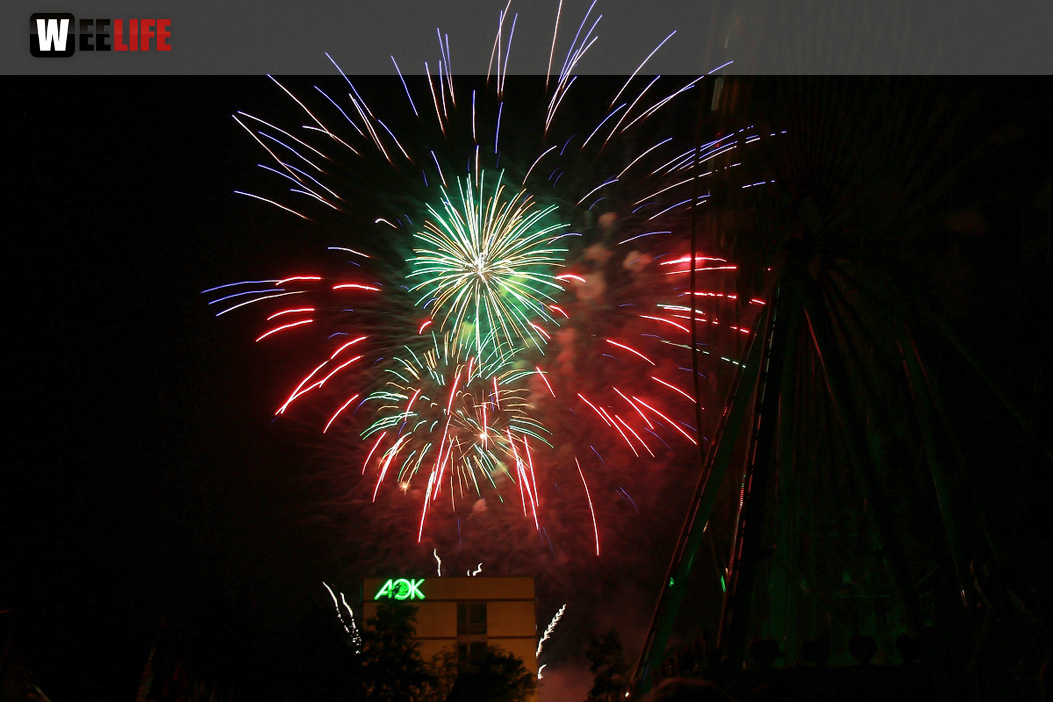 Abschlussfeuerwerk Hofer Volksfest 2018
