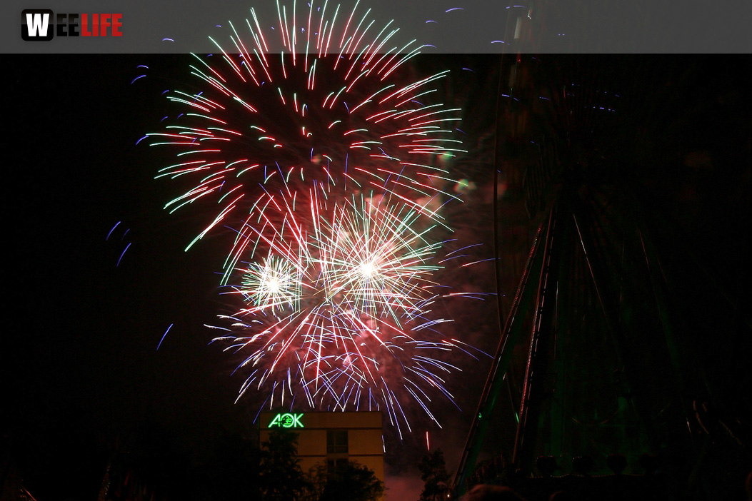 Abschlussfeuerwerk Hofer Volksfest 2018
