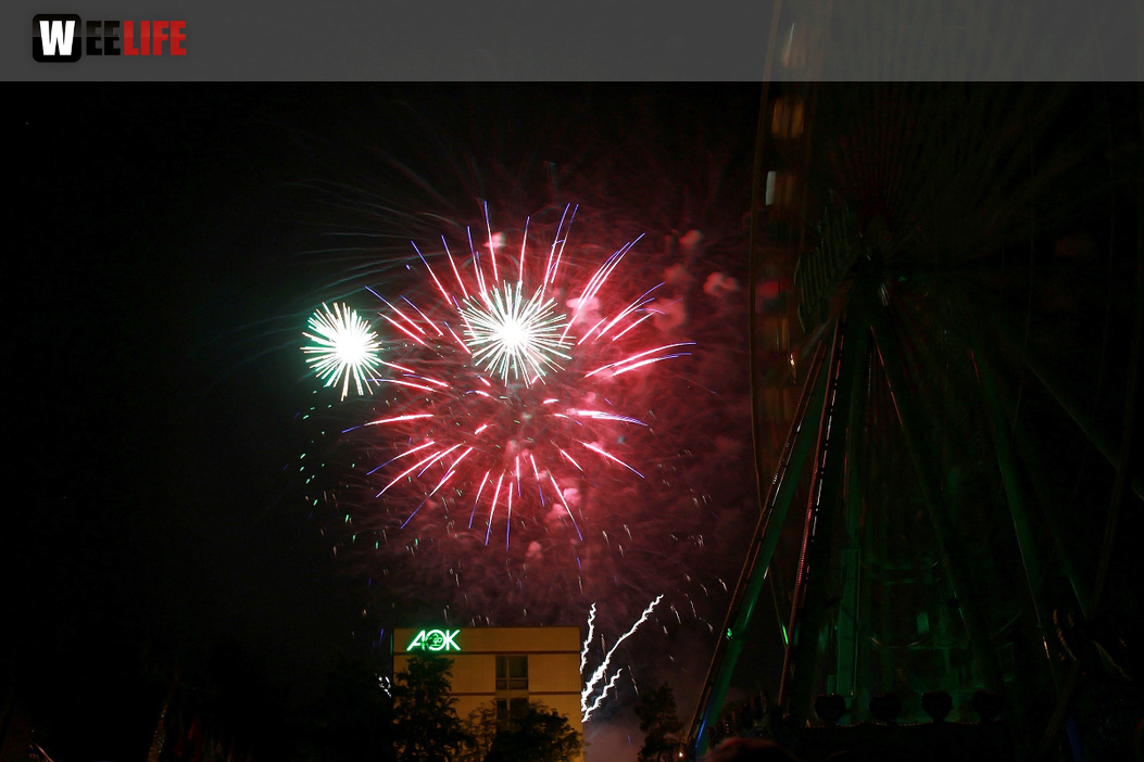 Abschlussfeuerwerk Hofer Volksfest 2018