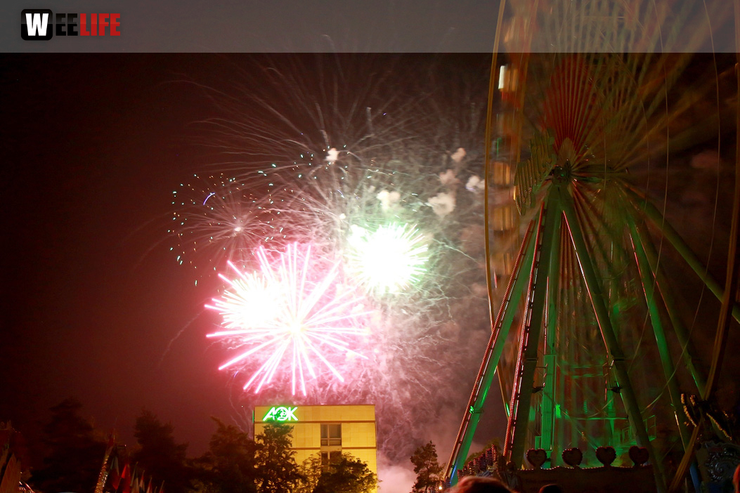 Abschlussfeuerwerk Hofer Volksfest 2018