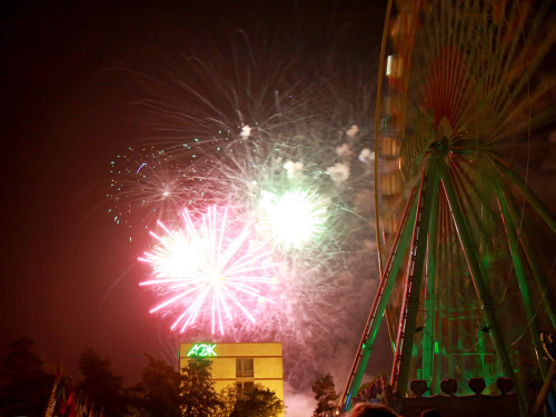 Abschlussfeuerwerk Hofer Volksfest 2018 – Foto 113