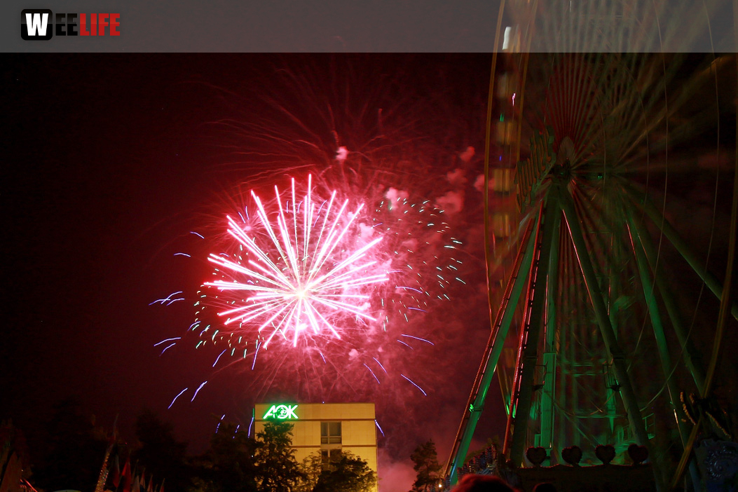 Abschlussfeuerwerk Hofer Volksfest 2018