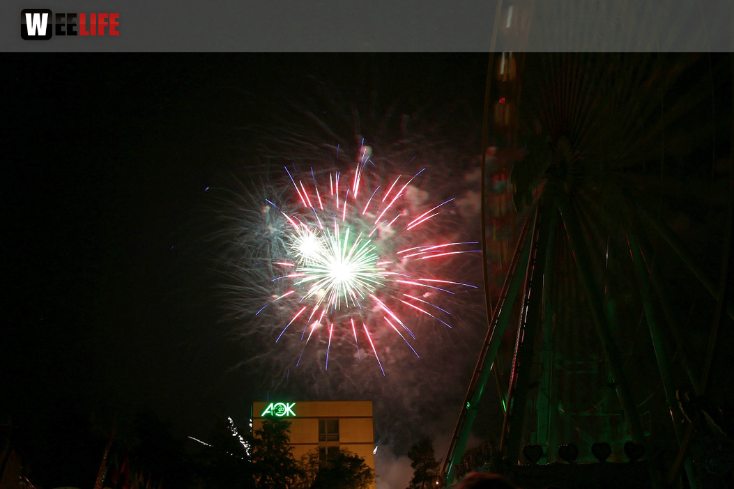 Abschlussfeuerwerk Hofer Volksfest 2018