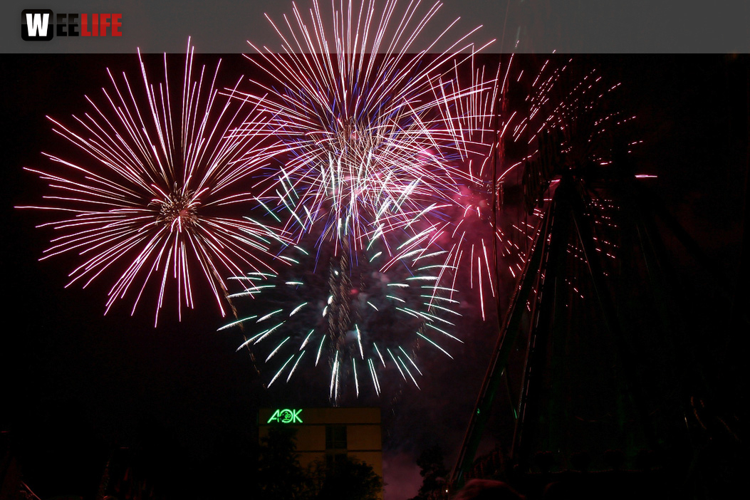 Abschlussfeuerwerk Hofer Volksfest 2018